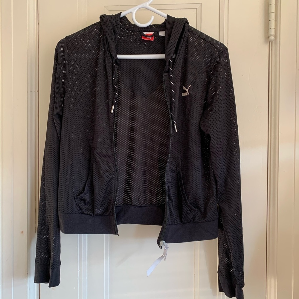 Puma Mesh Hooded Sweater